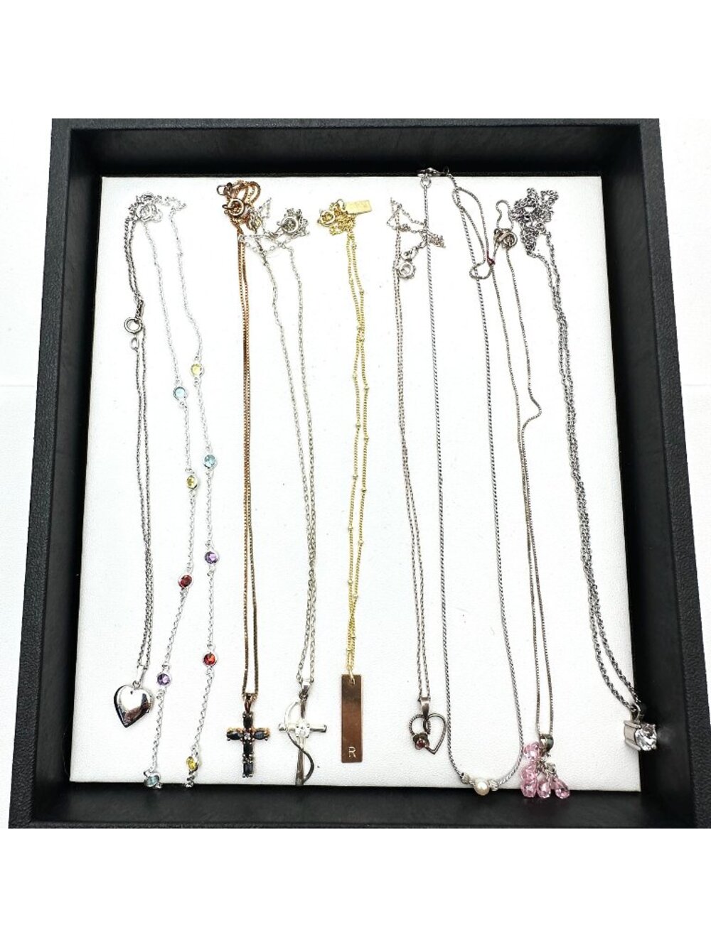Sterling Silver Lot of Necklaces 26 Grams Wear Scrap Resell XRF Tested